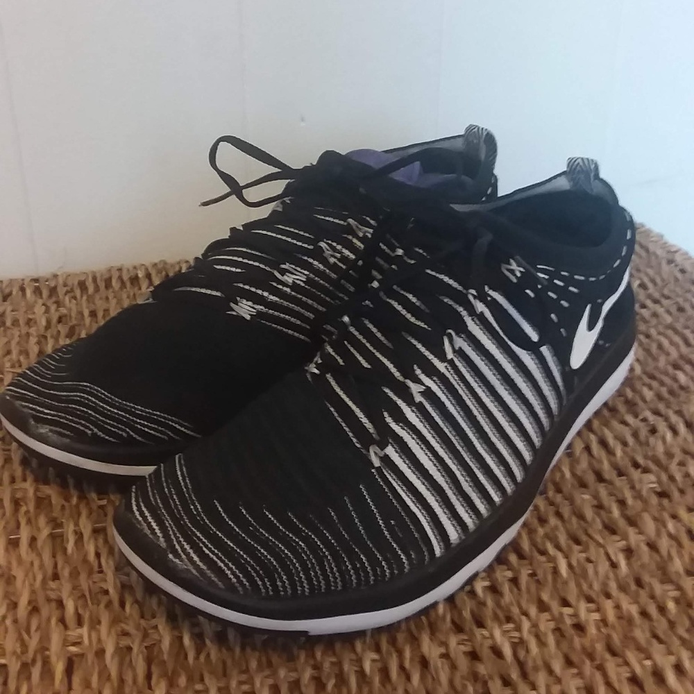 Nike Free Black and White Sneakers